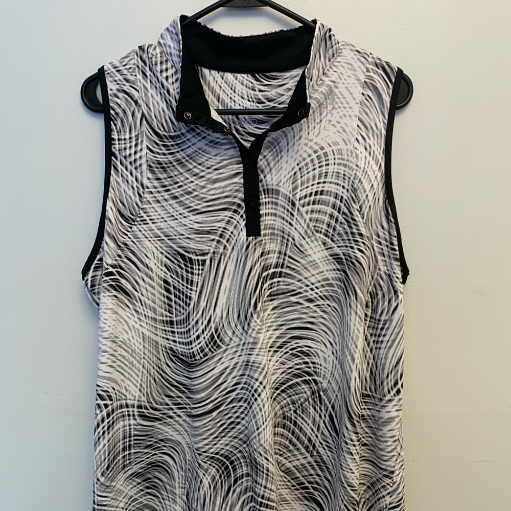 Tail White Label Black & White Golf Tank XXL